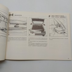 Alfa Romeo Manuale uso e manutenzione modellli 33, 1986. Polvere 2