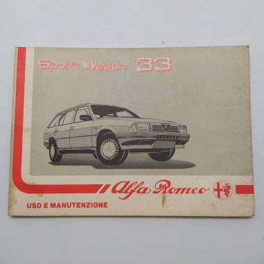 Stort Wagon 33 Manuale uso e manutenzione Alfa Romeo 1988. Aloni di umidità