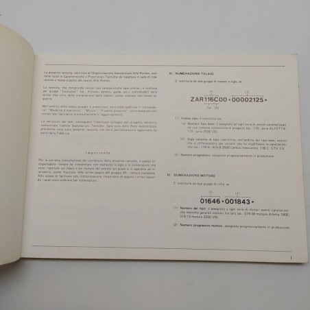 Alfa Romeo Caratteristiche e prescrizioni tecniche GTV6, 2.5, 1980. Polvere