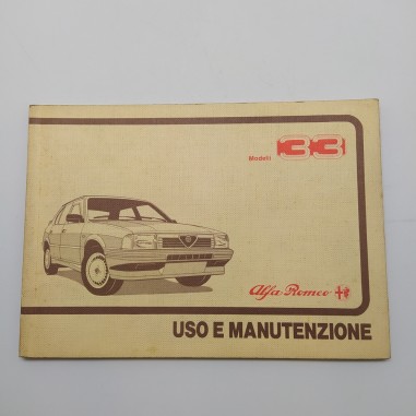 Manuale uso e manutenzione Alfa Romeo modelli 33, 1987. Polvere