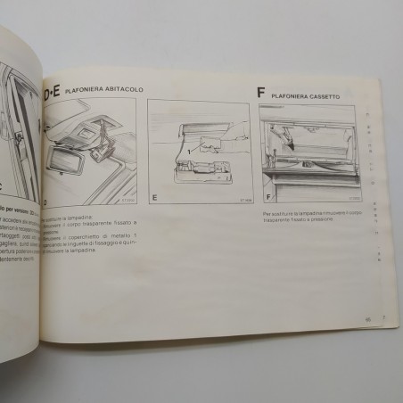 Manuale uso e manutenzione Alfa Romeo Sport Wagon 33, 2° edizione 1988. Macchie