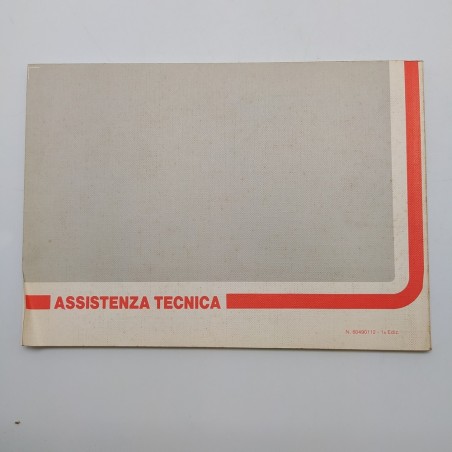 Manuale uso e manutenzione Alfa Romeo 33 1.7ie, 33 1.7, iniezione elettronica
