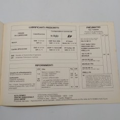 Manuale uso e manutenzione Alfa Romeo Sprint 1983. Copertina impolverata 2