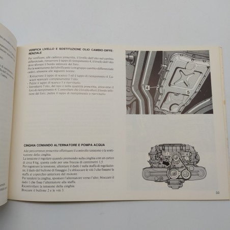 Manuale uso e manutenzione Alfa Romeo Sprint 1983. Copertina impolverata