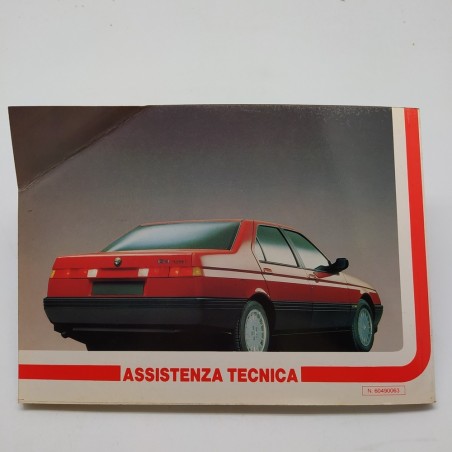 Manuale uso e manutenzione Alfa Romeo mod. 164 Turbo, 1988. Polvere