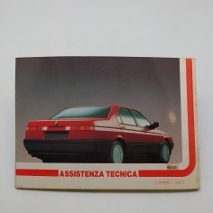 Alfa Romeo Manuale uso e manutenzione vettura 164 Turbo, 1988. Ingiallimenti 2