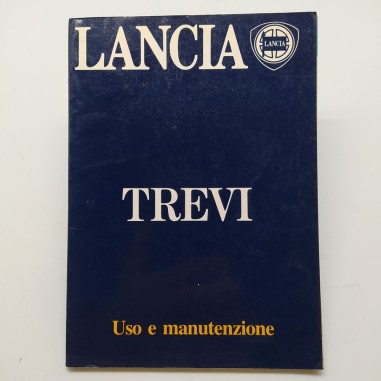 Manuale uso e manutenzione Lancia modello Trevi, 1° edizione 1982. Ingiallimento