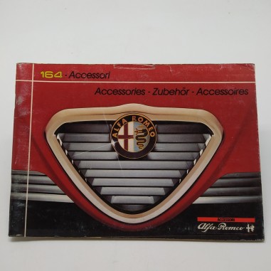 Manuale multilingue Accessori Alfa Romeo 164. Pieghe e polvere