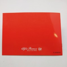 Alfa Romeo Allegato al libretto uso e manutenzione 164 V6 Turbo. Discreto 2
