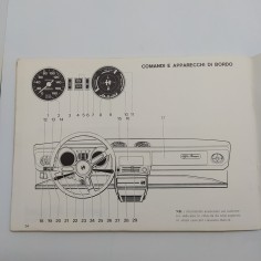 Alfa Romeo Manuale uso e manutenzione modello Alfasud, 1980. Segno a penna 2