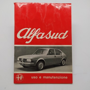 Alfa Romeo Manuale uso e manutenzione modello Alfasud, 1973. Pagine staccate.