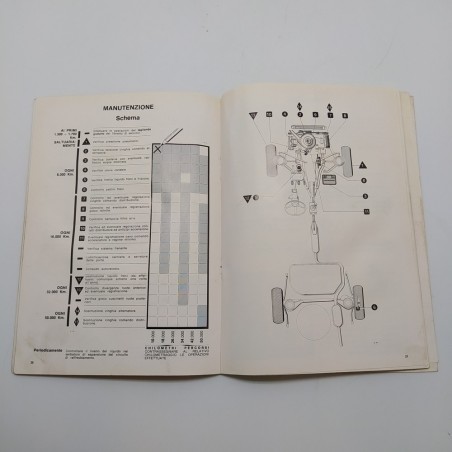 Alfa Romeo Manuale uso e manutenzione modello Alfasud, 1973. Pagine staccate.