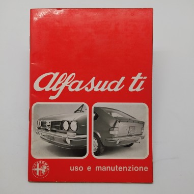 Alfa Romeo Manuale uso e manutenzione modello Alfasud TI, 1973. Macchie