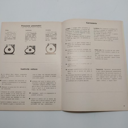 Alfa Romeo Manuale uso e manutenzione modello Alfasud TI, 1973. Macchie
