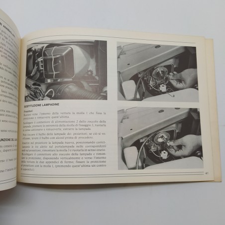 Manuale uso e manutenzione Alfa Romeo vetture Giulietta 1979. Polvere