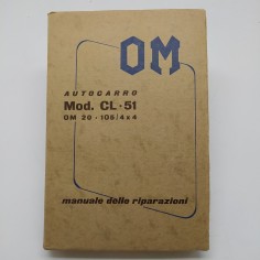 Manuale delle riparazioni Autocarro mod. CL 51 OM20 - 105/4x4 anni '50. Mediocre