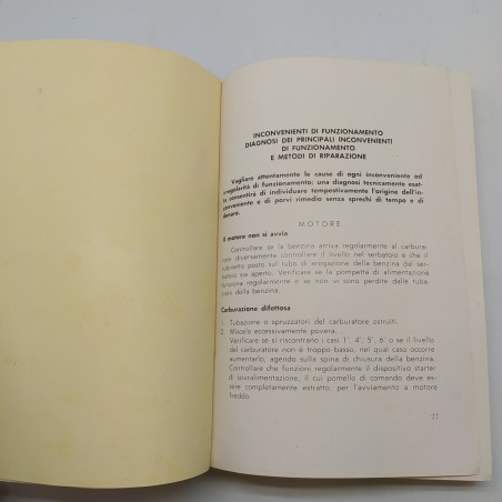 Manuale delle riparazioni Autocarro mod. CL 51 OM20 - 105/4x4 anni '50. Mediocre