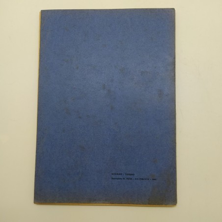 Manuale uso e manutenzione Autocartro SPA mod. 38R, 1940. Pagine scollate
