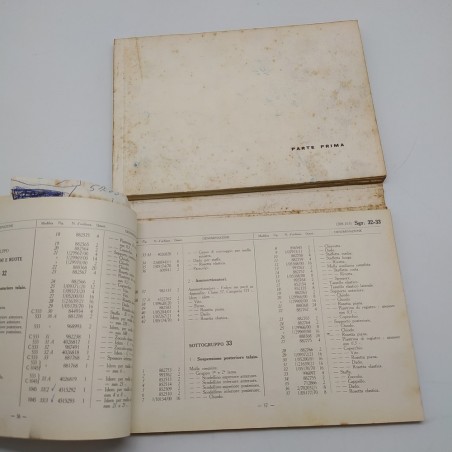 Catalogo parti di ricambio autobus Fiat 306/2, 3° ed. 1961. Mediocre
