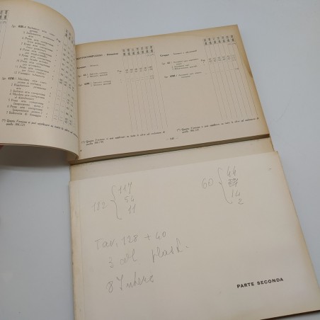 FIAT Catalogo parti di ricambio autobus 306/2, 3° ed. 1961. Polvere