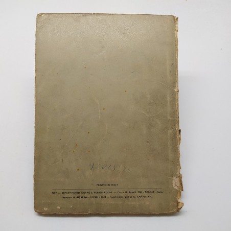 FIAT 1100T Catalogo parti di ricambio tipo 217D, 2° ed. 1964. Mediocre, strappi