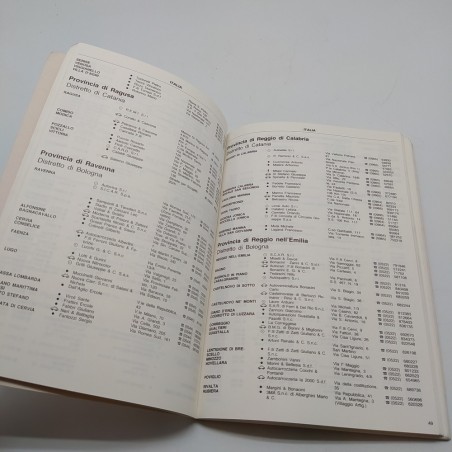 Guida ai servizi assistenziali - Service multilingue Alfa Romeo 1989. Polvere