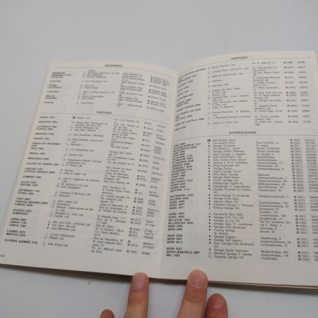 Guida ai servizi assistenziali - Service multilingue Alfa Romeo 1989. Polvere