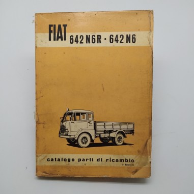 FIAT Catalogo parti di ricambio autocarro 642 N6R, 642 N6, 1962. Mediocre