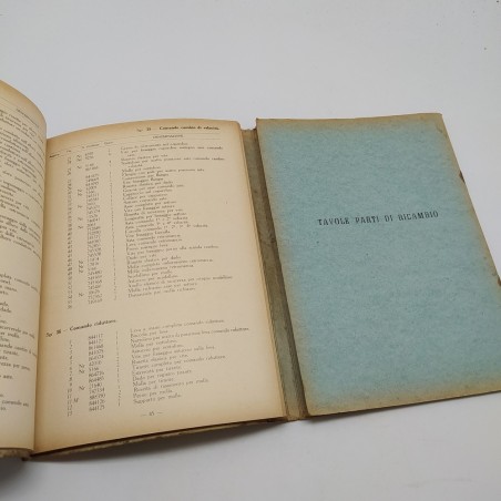 Catalogo parti di ricambio Fiat autocarro 671N, 1° ed. 1954. Condizioni mediocri