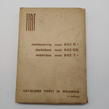 FIAT Catalogo parti di ricambio autocarro 642N； autobus 642RN； motrice 642T