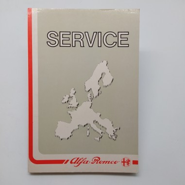 Service Alfa Romeo - Guida dei servizi assistenziali 1989. Polvere