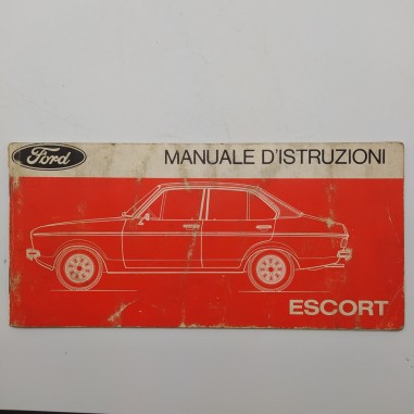 Ford mod. Escort  Manuale d'istruzioni 1976. Condizioni mediocri