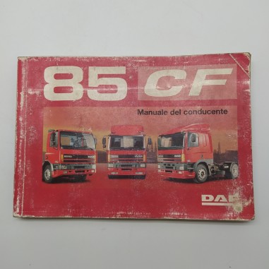 DAF Manuale del conducente 85 CF, 1998. Condizioni mediocri