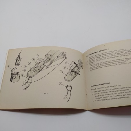 Manuale utente uso e manutenzione rimorchi ELLEBI 1985. Ingiallito