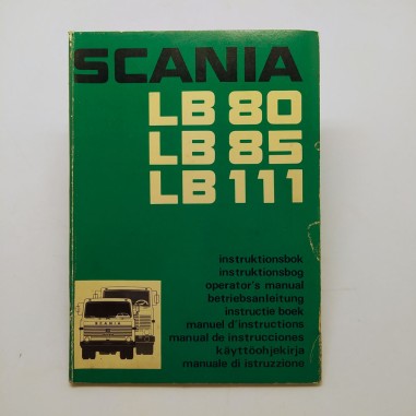 Manuale d'istruzioni Scania LB 80, LB 85, LB 111, 1975. Ingiallimento