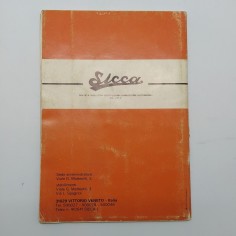 Manuale uso e manutenzione Sicca Inbus Siccar 176L, 176LS, 1° ed. 1977. Macchie 2