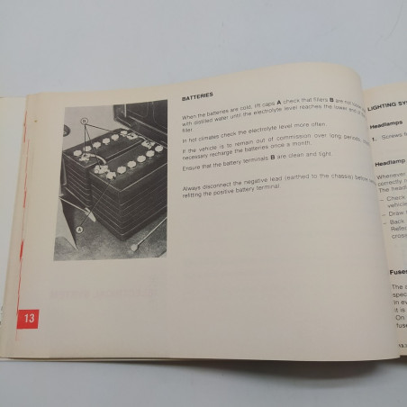 Manuale uso e manutenzione IVECO 40, 1985. Impolverato