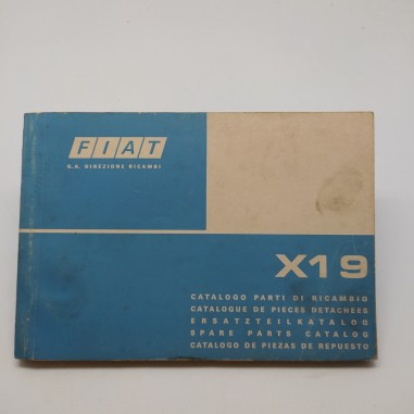 Catalogo parti di ricambio Fiat X1 9, 1975, Sbiadito e macchiato