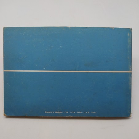 Catalogo parti di ricambio Fiat X1 9, 1975, Sbiadito e macchiato