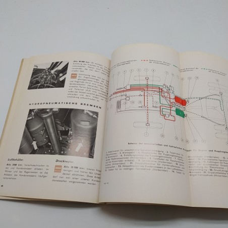 Betriebsanleitung - Manuale Fiat 662 N3 in tedesco, 1971. Ingrigimenti