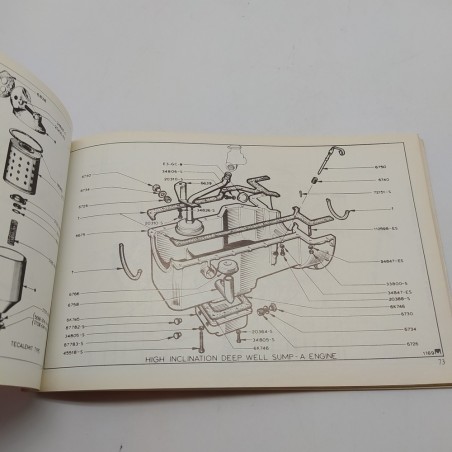 Ford Libretto uso e manutenzione motori industriali ITALIAN serie 2710, 1971