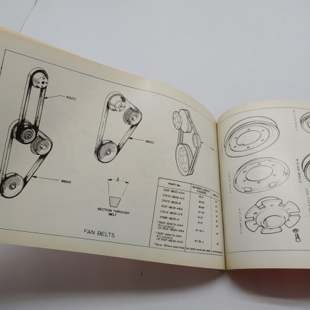 Libretto uso e manutenzione motori industriali Ford ITALIAN serie 2710, 1973