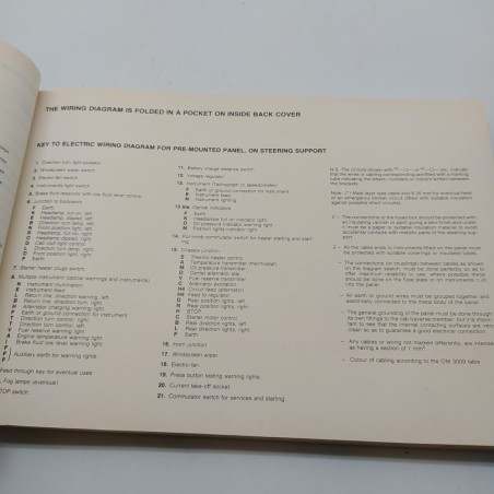 IVECO Manuale uso e manutenzione multilingue mod. 40, 1985. Impolverato