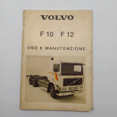 Manuale uso e manutenzione camion VolvoF10, F12, 1981. Condizioni mediocri