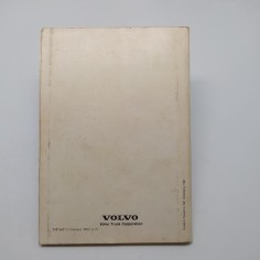 VOLVO  Manuale uso e manutenzione mod. F10, F12, 1987. Condizioni mediocri 2