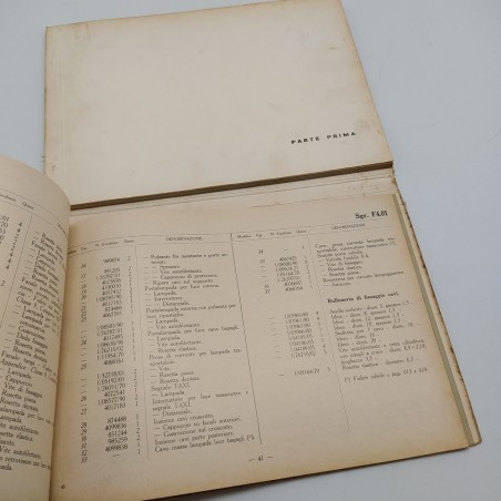 Catalogo parti di ricambio Fiat Taxi mod. 1500, 1° ed. 1963. Mediocre