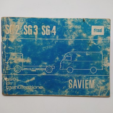 Manuale uso e manutenzione autocarri e furgoni Renault Saviem diesel, 1974