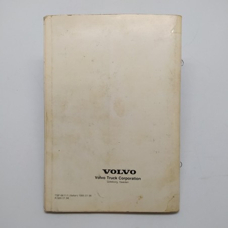 Volvo Manuale uso e manutenzione FL7； FL10, anni '90. Riparato con scotch