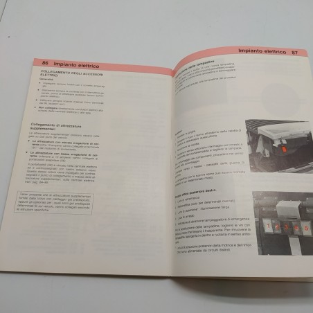 Volvo Manuale uso e manutenzione FL7； FL10, anni '90. Riparato con scotch