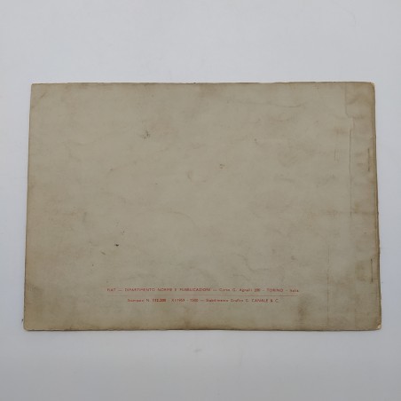 Fiat Catalogo parti di ricambio carrozzeria mod. 682 N2； 642 N6R. 1° ed. 1959